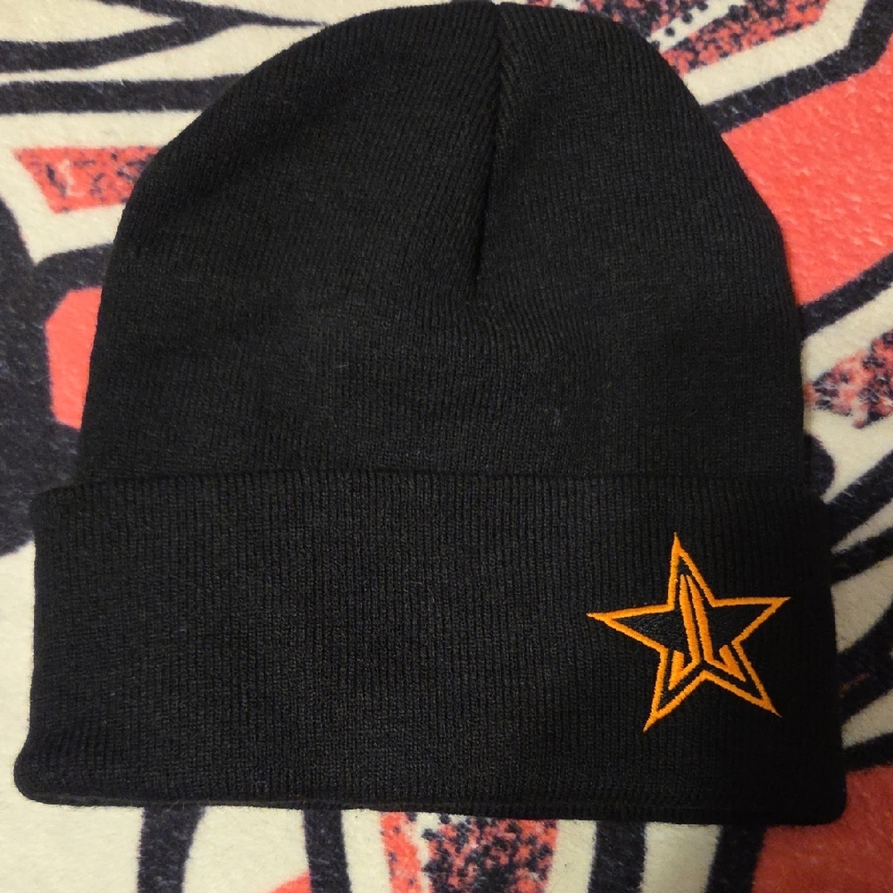 Jeffree Star Cosmetics Halloween Black Logo Beanie
